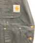 中古・古着 CarHartt (カーハート) ダブルニーダック地オーバーオール ブラック サイズ:32：9000円