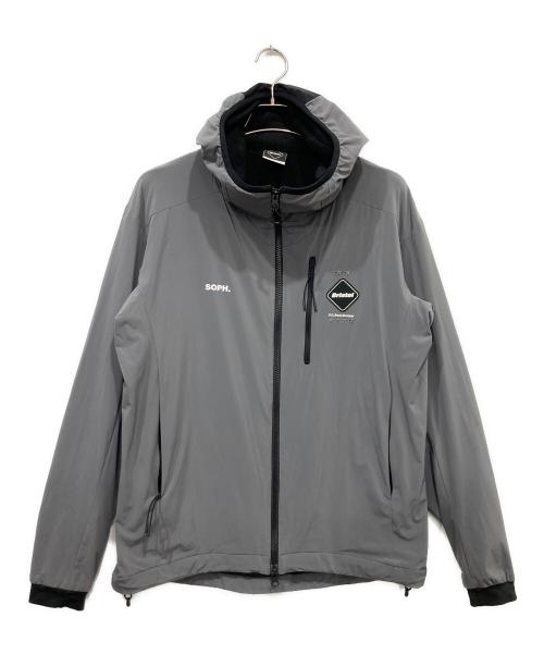 F.C.R.B.（エフシーレアルブリストル）F.C.R.B. (エフシーレアルブリストル) LYCRA HOODED BLOUSON グレー サイズ:Lの古着・服飾アイテム