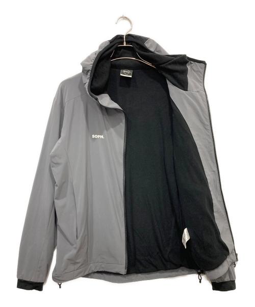 F.C.R.B.（エフシーレアルブリストル）F.C.R.B. (エフシーレアルブリストル) LYCRA HOODED BLOUSON グレー サイズ:Lの古着・服飾アイテム
