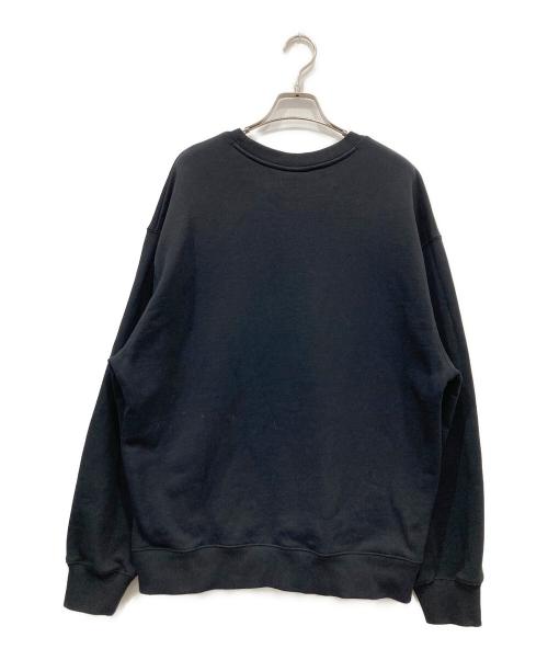 maison kitsune（メゾンキツネ）maison kitsune (メゾンキツネ) ドレスド フォックス コンフォート スウェットシャツ ブラック サイズ:XLの古着・服飾アイテム