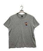 stussyステューシー）の古着「シャドーマンゴルフ プリントTシャツ」｜グレー