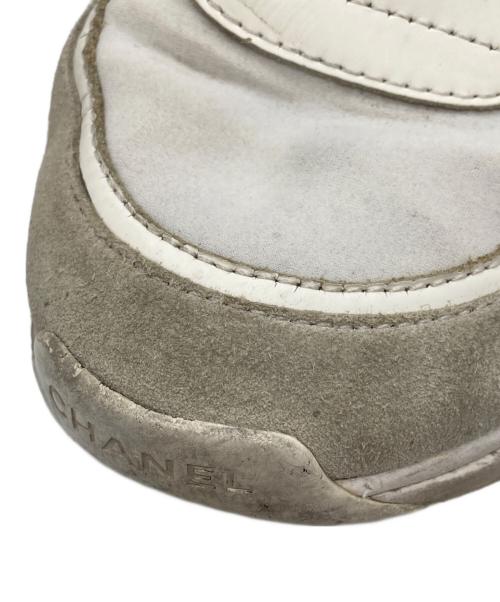 CHANEL（シャネル）CHANEL (シャネル) ココマークスニーカー ホワイト サイズ:42の古着・服飾アイテム