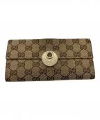 GUCCIグッチ）の古着「長財布」｜ベージュ