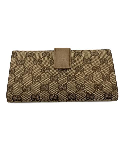 GUCCI（グッチ）GUCCI (グッチ) 長財布 ベージュの古着・服飾アイテム