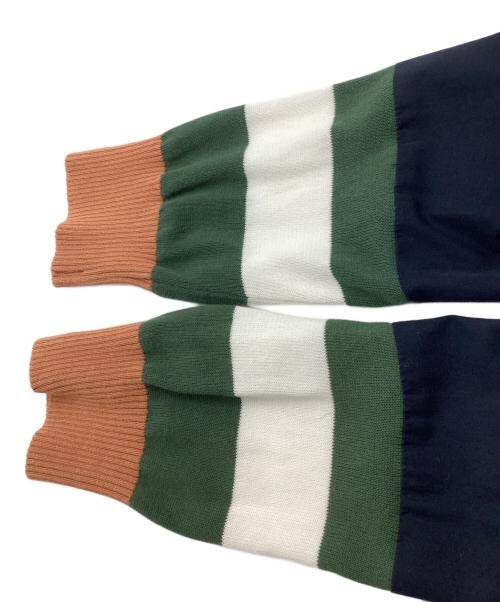 FRED PERRY（フレッドペリー）FRED PERRY (フレッドペリー) 袖切替シャツ ネイビー サイズ:Mの古着・服飾アイテム