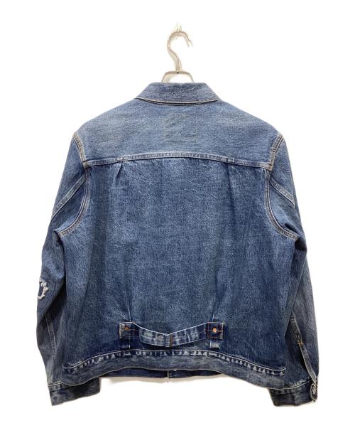 LEVI'S PReMIUM（リーバイス プレミアム）LEVI'S PReMIUM (リーバイス プレミアム) JOURNAL STANDARD relume (ジャーナルスタンダード レリューム) 別注 1st JKT Selvedge リペア加工デニムジャケット インディゴ サイズ:Lの古着・服飾アイテム