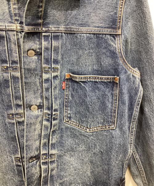 LEVI'S PReMIUM（リーバイス プレミアム）LEVI'S PReMIUM (リーバイス プレミアム) JOURNAL STANDARD relume (ジャーナルスタンダード レリューム) 別注 1st JKT Selvedge リペア加工デニムジャケット インディゴ サイズ:Lの古着・服飾アイテム