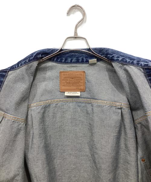 LEVI'S PReMIUM（リーバイス プレミアム）LEVI'S PReMIUM (リーバイス プレミアム) JOURNAL STANDARD relume (ジャーナルスタンダード レリューム) 別注 1st JKT Selvedge リペア加工デニムジャケット インディゴ サイズ:Lの古着・服飾アイテム