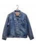 LEVI'S PReMIUM（リーバイス プレミアム）の古着「別注 1st JKT Selvedge リペア加工デニムジャケット」｜インディゴ