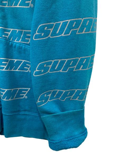 SUPREME（シュプリーム）SUPREME (シュプリーム) Repeat Zip Up Hooded Sweatshirt　18SS ブルー サイズ:Sの古着・服飾アイテム