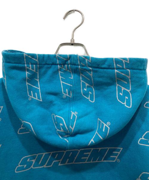 SUPREME（シュプリーム）SUPREME (シュプリーム) Repeat Zip Up Hooded Sweatshirt　18SS ブルー サイズ:Sの古着・服飾アイテム