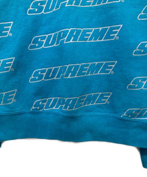 SUPREME（シュプリーム）SUPREME (シュプリーム) Repeat Zip Up Hooded Sweatshirt　18SS ブルー サイズ:Sの古着・服飾アイテム