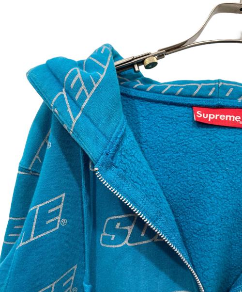 SUPREME（シュプリーム）SUPREME (シュプリーム) Repeat Zip Up Hooded Sweatshirt　18SS ブルー サイズ:Sの古着・服飾アイテム