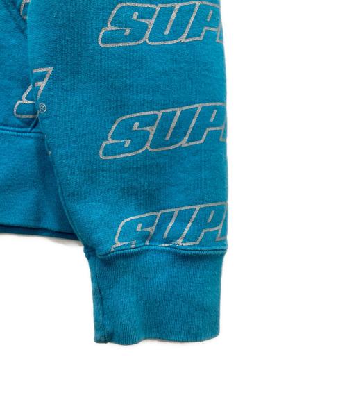 SUPREME（シュプリーム）SUPREME (シュプリーム) Repeat Zip Up Hooded Sweatshirt　18SS ブルー サイズ:Sの古着・服飾アイテム