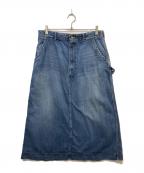 45Rフォーティファイブ・アール）の古着「モンプデニムのペインタースカート」｜インディゴ