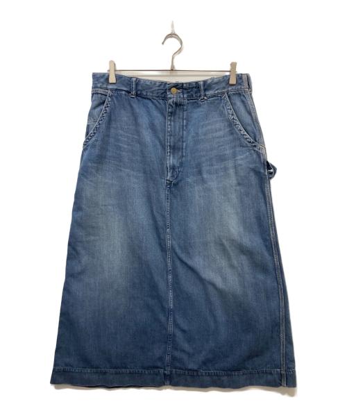 45R（フォーティファイブ・アール）45R (フォーティファイブ・アール) モンプデニムのペインタースカート インディゴ サイズ:3の古着・服飾アイテム