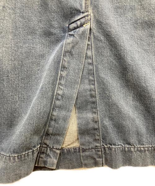 45R（フォーティファイブ・アール）45R (フォーティファイブ・アール) モンプデニムのペインタースカート インディゴ サイズ:3の古着・服飾アイテム