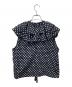 45R (フォーティファイブ・アール) キュプラコットンドットプリントのフリルカラーキャミ ネイビー サイズ:2：30000円