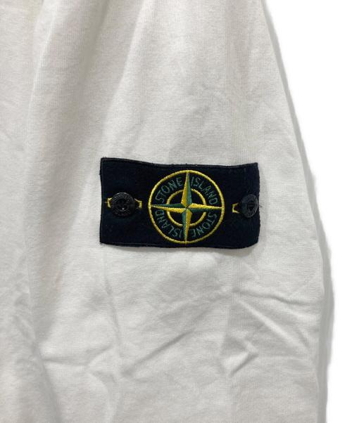 STONE ISLAND（ストーンアイランド）STONE ISLAND (ストーンアイランド) ロングスリーブカットソー　23AW ホワイト サイズ:Mの古着・服飾アイテム