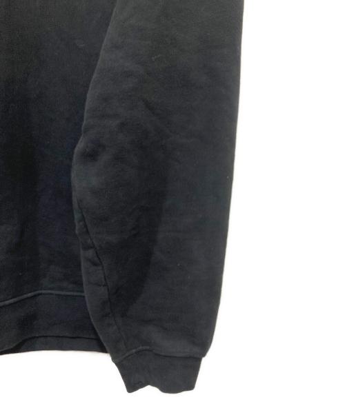 STONE ISLAND（ストーンアイランド）STONE ISLAND (ストーンアイランド) ガーメントダイ ブラッシュドコットン プルオーバー スウェット　22AW ブラック サイズ:Lの古着・服飾アイテム