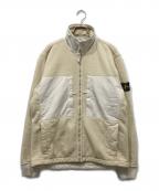 STONE ISLANDストーンアイランド）の古着「PLATED TERRY FLEECE ジャケット 23AW」｜ベージュ