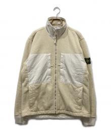 STONE ISLAND（ストーンアイランド）の古着「PLATED TERRY FLEECE ジャケット 23AW」｜ベージュ