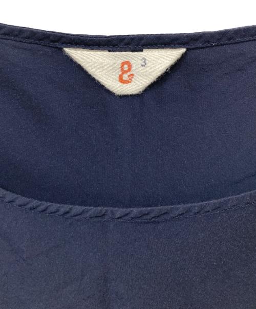 45rpm（45アールピーエム）45rpm (45アールピーエム) ノースリーブブラウス ネイビー サイズ:3の古着・服飾アイテム