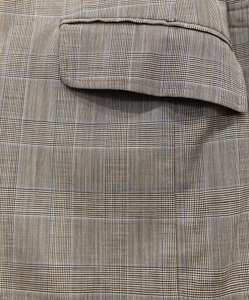 ETRO（エトロ）ETRO (エトロ) 裏総柄チェック3Bジャケット グレー サイズ:44の古着・服飾アイテム