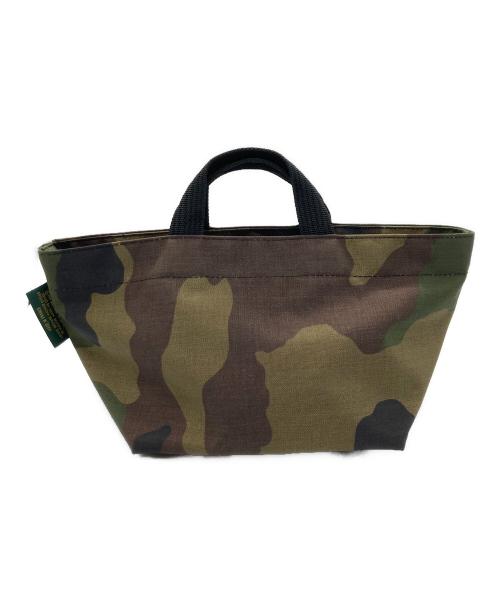 Herve Chapelier（エルベシャプリエ）Herve Chapelier (エルベシャプリエ) カモ柄ミニトートバッグ カーキの古着・服飾アイテム
