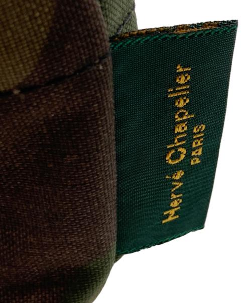 Herve Chapelier（エルベシャプリエ）Herve Chapelier (エルベシャプリエ) カモ柄ミニトートバッグ カーキの古着・服飾アイテム