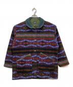 Patagoniaパタゴニア）の古着「サカジャウィア柄シンチラシャーリングコート」｜パープル