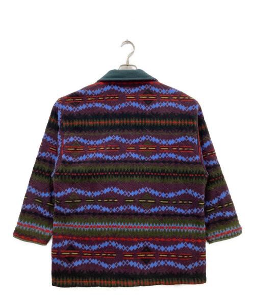Patagonia（パタゴニア）Patagonia (パタゴニア) サカジャウィア柄シンチラシャーリングコート パープル サイズ:Sの古着・服飾アイテム