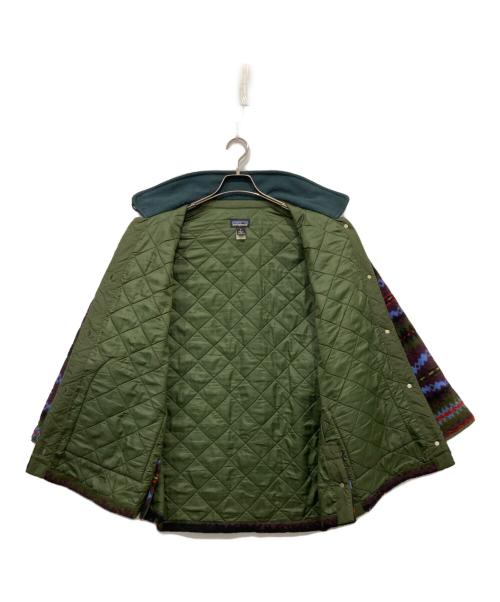 Patagonia（パタゴニア）Patagonia (パタゴニア) サカジャウィア柄シンチラシャーリングコート パープル サイズ:Sの古着・服飾アイテム