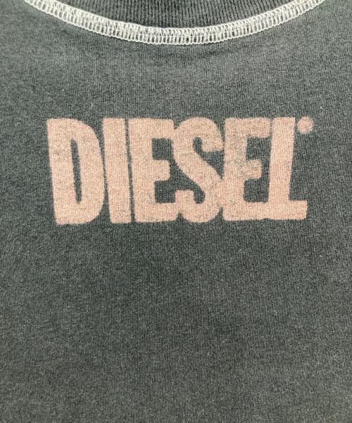 DIESEL（ディーゼル）DIESEL (ディーゼル) ロングスリーブカットソー ブラック サイズ:Mの古着・服飾アイテム