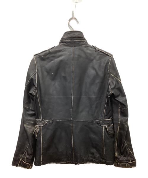 AVIREX（アヴィレックス）AVIREX (アヴィレックス) M-65型レザージャケット ブラック サイズ:Mの古着・服飾アイテム