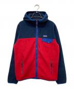 Patagoniaパタゴニア）の古着「SYNCH SNAP-T HOODY」｜ネイビー×レッド