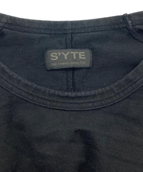 s'yte（サイト）s'yte (サイト) JERSEY BIG RAGLAN T-SHIRT ブラック サイズ:3の古着・服飾アイテム