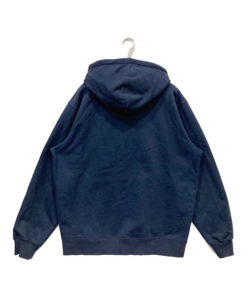 Champion（チャンピオン）Champion (チャンピオン) SUPREME (シュプリーム) Label Hooded Sweatshirt ネイビー サイズ:Lの古着・服飾アイテム