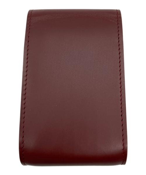 Cartier（カルティエ）Cartier (カルティエ) マストシガレットケース ワインレッドの古着・服飾アイテム
