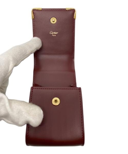 Cartier（カルティエ）Cartier (カルティエ) マストシガレットケース ワインレッドの古着・服飾アイテム