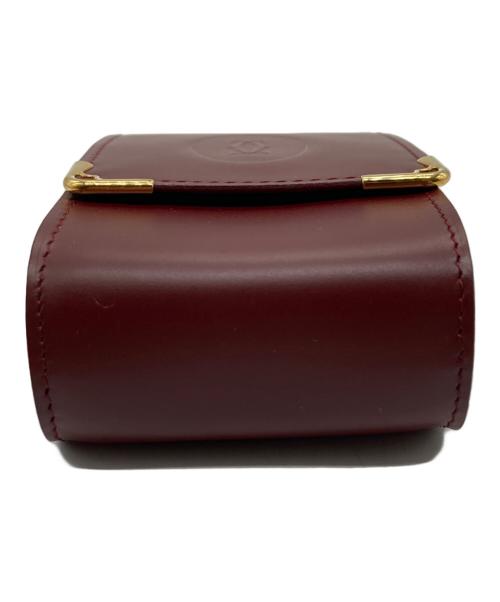 Cartier（カルティエ）Cartier (カルティエ) マストシガレットケース ワインレッドの古着・服飾アイテム