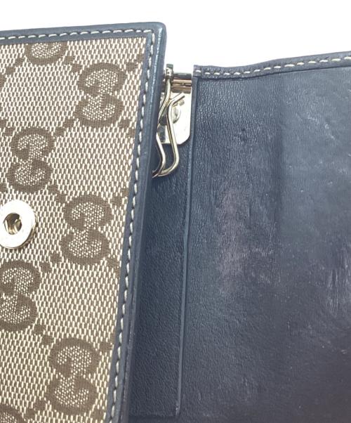 GUCCI（グッチ）GUCCI (グッチ) ハートプレート６連キーケース ブラウンの古着・服飾アイテム