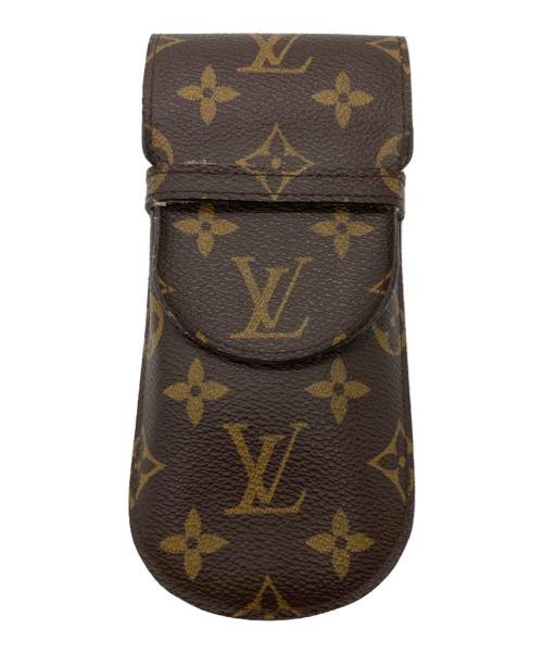 LOUIS VUITTON（ルイ ヴィトン）LOUIS VUITTON (ルイ ヴィトン) モノグラム眼鏡ケース ブラウンの古着・服飾アイテム
