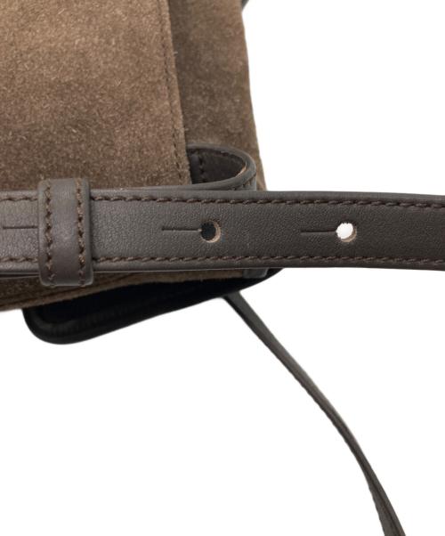 LOEWE（ロエベ）LOEWE (ロエベ) スエードショルダーバッグ ブラウンの古着・服飾アイテム