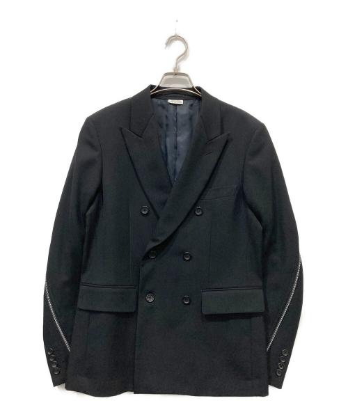 COMME des GARCONS HOMME DEUX（コムデギャルソン オム ドゥ）COMME des GARCONS HOMME DEUX (コムデギャルソン オム ドゥ) ジップデザインジャケット ブラック サイズ:Sの古着・服飾アイテム