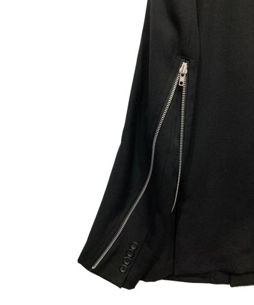COMME des GARCONS HOMME DEUX（コムデギャルソン オム ドゥ）COMME des GARCONS HOMME DEUX (コムデギャルソン オム ドゥ) ジップデザインジャケット ブラック サイズ:Sの古着・服飾アイテム