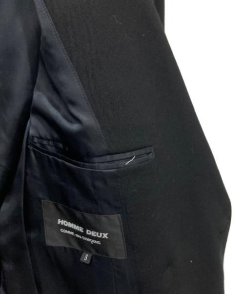 COMME des GARCONS HOMME DEUX（コムデギャルソン オム ドゥ）COMME des GARCONS HOMME DEUX (コムデギャルソン オム ドゥ) ジップデザインジャケット ブラック サイズ:Sの古着・服飾アイテム