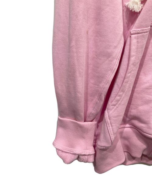COMME des GARCONS SHIRT（コムデギャルソンシャツ）COMME des GARCONS SHIRT (コムデギャルソンシャツ) Essential Zip Up Hoodie ピンク サイズ:Sの古着・服飾アイテム
