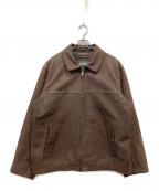 Eddie Bauerエディーバウアー）の古着「カウレザーカーコート」｜ブラウン