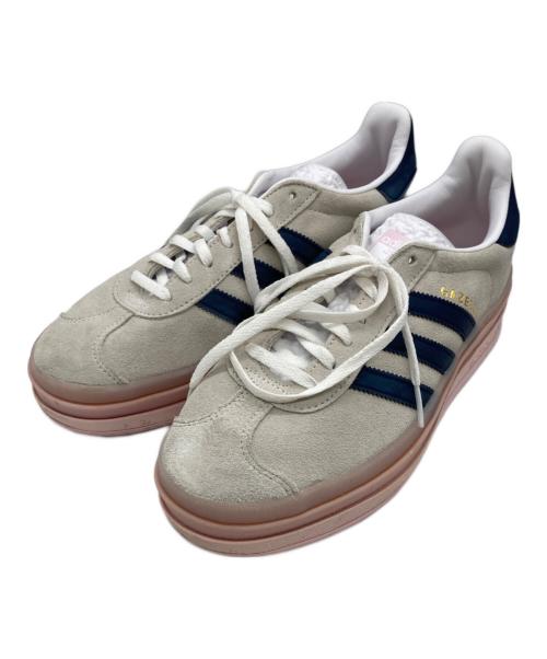 adidas（アディダス）adidas (アディダス) Gazelle Bold ベージュ×ピンク サイズ:SIZE 26cmの古着・服飾アイテム